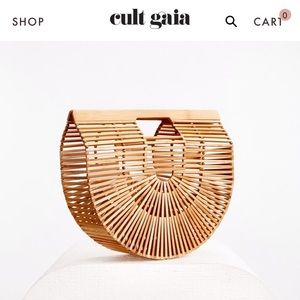 Cult Gaia Ark Bag in Natural